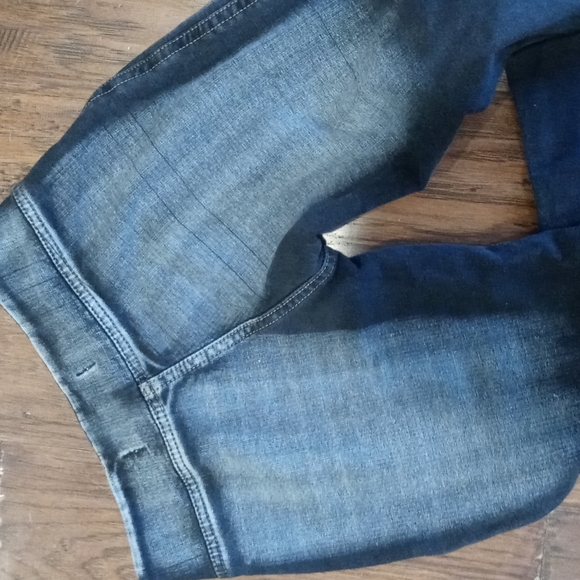 Sparkly Stretchy Bootcut Jeans Strappy Hips y2k Small - Picture 5 of 7